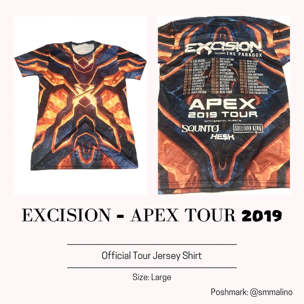 Excision - Apex Tour Shirt (2019) NWOT